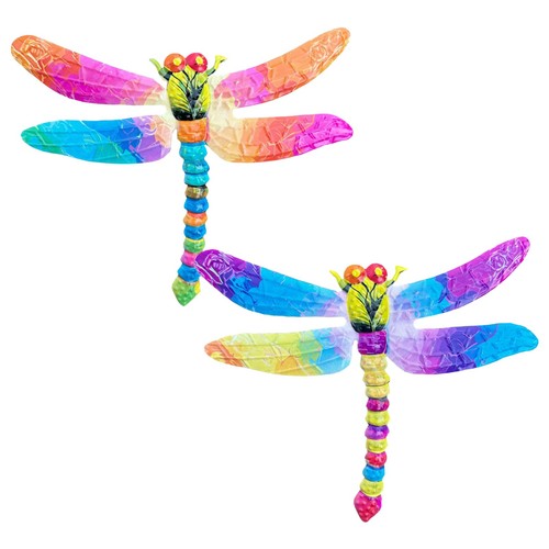 Wanddeko libelle gartenzaun - wanddeko,