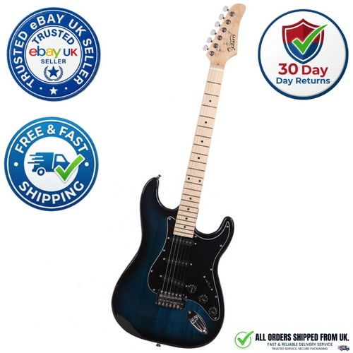 Gst gitarre set - e-gitarre, dunkelblau