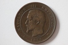 Frankreich Napoleon III 10 centime 1855 MA Marseille Bronze