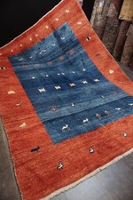 exklusiver  Perser Gabbeh Teppich  Rug 343x250cm tapis Tappeto  Persian