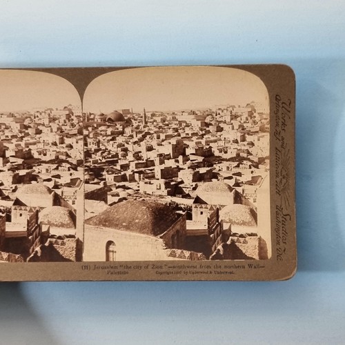 Jerusalem stereoview 1897 - jerusalem,