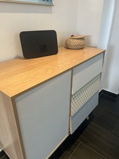 Vintage Kommode mit Schubladen, Bunt