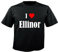 T-Shirt I Love Ellinor für