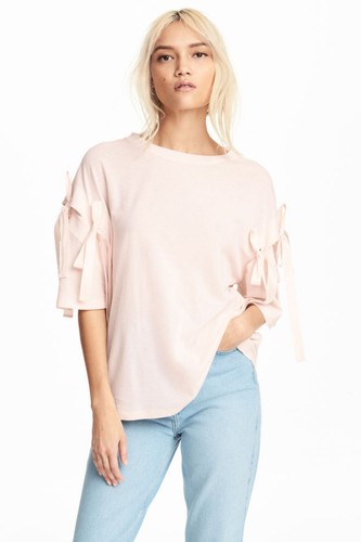 Top mit schnürdetails - h&m,