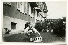 Spielzeug-Tram, Orig.-Photo um 1940
