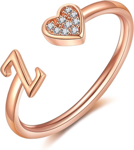 Herz buchstaben ring - herz,