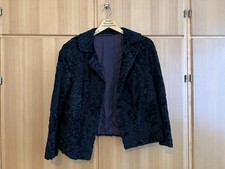 Schwarze südwestafrikanische SWAKARA Breitschwanz-Persianer Damen Jacke Gr.42