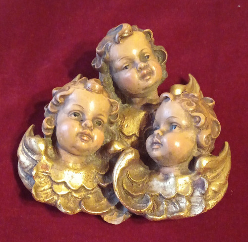 Relief wandfigur holz - relief,