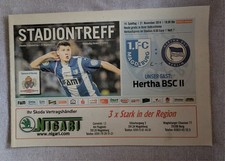 Programm FC Magdeburg - Hertha