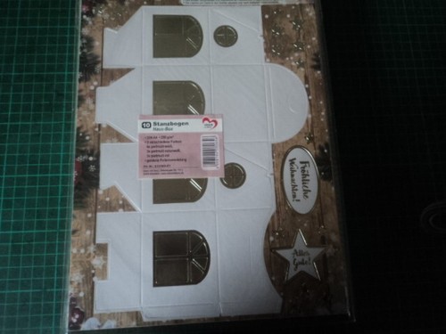 Stanzbogen haus box - 10, x