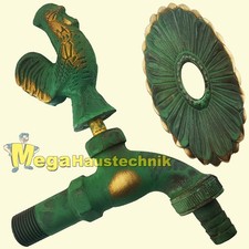 Antik Nostalgie Wasserhahn Garten Hahn Ente Pferd Frosch Vogel Katze Messing