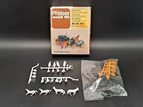 Preiser 401 2x kutsche - 1:87,