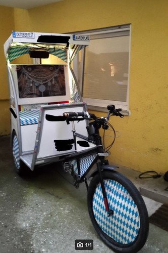 Rikscha fahrradrikscha velo - rikscha,