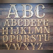 Holzbuchstaben groß MDF Cowboy Western Schrift 10-60cm 3mm dick Schild Basteln
