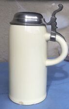 Bierkrug mit Zinndeckel 1