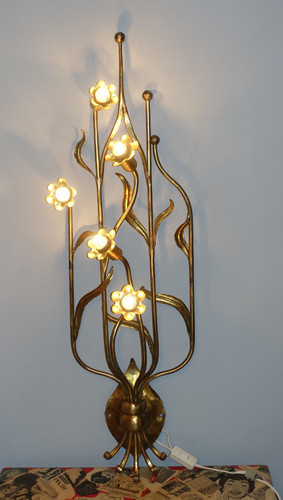 Mid century wandleuchte - century, floral