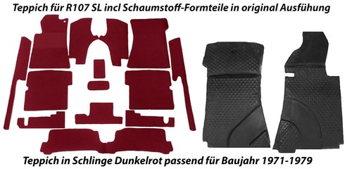 Teppich für mercedes r107sl - für,