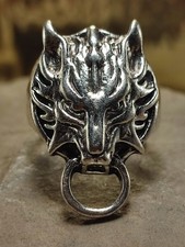 Biker Ring Gr 57 in Silber