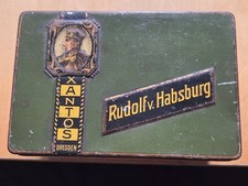 Alte Metall-Zigarettendose