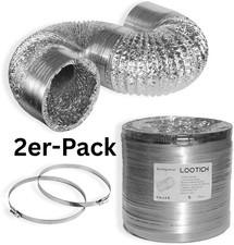 2er-Pack Aluflexrohr Ø153mm