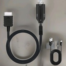 AXFEE PS2 zu HDMI Konverter 1M, PS2 HDTV HDMI Adapter Unterstützung 16:9...
