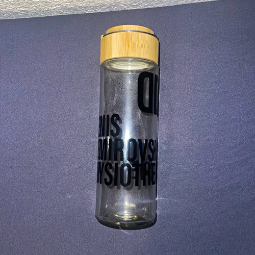 Glas wasserflasche 500 - 500, ml