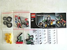 LEGO technic 8281 2 in 1 Modell Mini Traktor Motorrad mit Beiwagen + 2x BA 100%