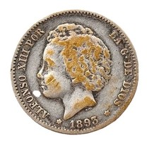 1 Peseta 1893 Spanien 