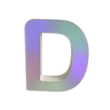 LED Buchstaben Lichter Alphabet, Led Leuchtbuchstabe, D