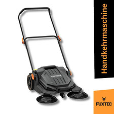 FUXTEC Handkehrmaschine FX-HK65, Kehrgerät 650mm Arbeitsbreite, 20L Kehrbehälter