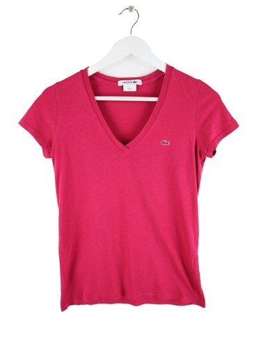 Lacoste damen neck shirt - damen, t-shirt