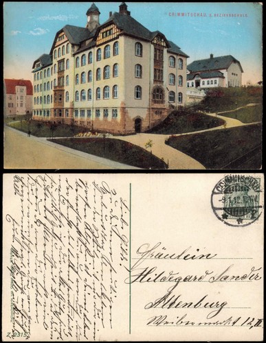 Ansichtskarte crimmitschau - ansichtskarte,