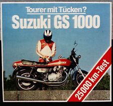 Das Motorrad 2/1980 Suzuki GS 1000, Van Veen Kreidler, CX 500 R 65, Z 500 Pantah