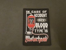Motörhead Bloodtyp Patch