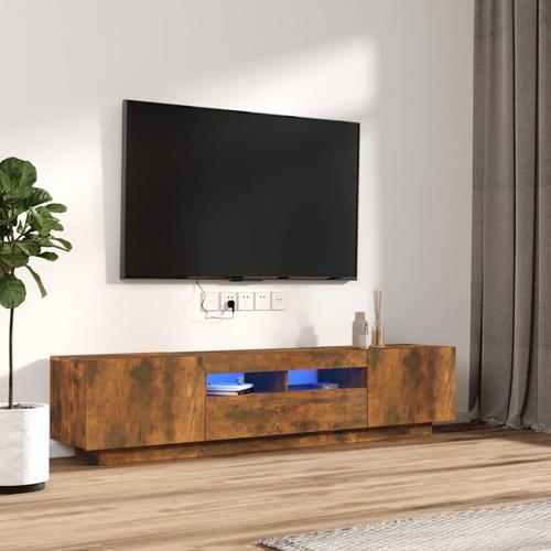 Schrank mit led - tv-schrank,