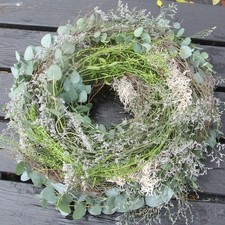 Kranz 35 cm Eukalyptus grün