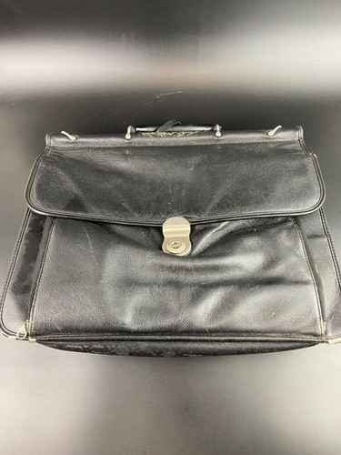 Vintage leder aktentasche - vintage,