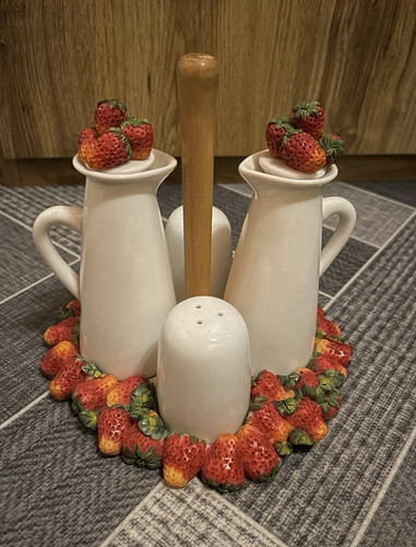 Vintage menage set erdbeere - vintage,
