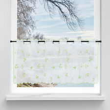 Scheibengardinen Bestickt