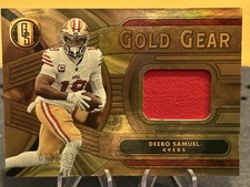 2024 Panini Gold Standard - Gold Gear Deebo Samuel #GG-DSL /299 (MEM)