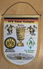 Borussia Dortmund Wimpel Werder Bremen DFB Pokal Finale Berlin 1989 Trikot Schal