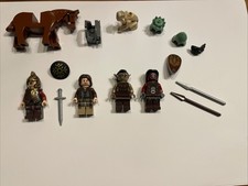LEGO der Herr der Ringe Figuren King Theoden /Aragorn /Gollum/ Uruk Hai/Pferd ++