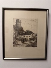 Original Radierung H. Vogel