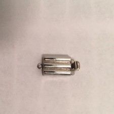 Wunderschön 835er Silberschließe Verschluß Perlen Kettenverschluß Kettenschließe