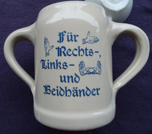 Bierkrug mit henkeln - bierkrug, henkeln,