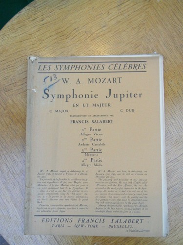 Partitur symphonie jupiter - partitur,