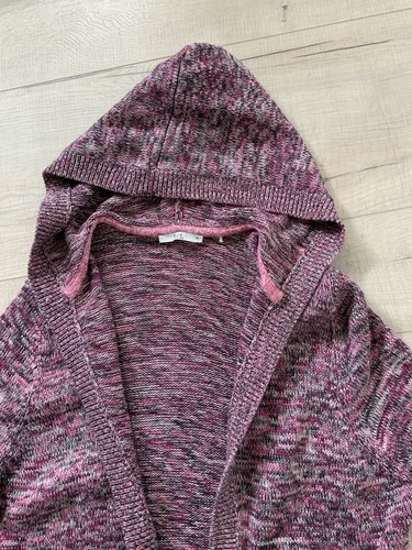 Rosa gemusterte strickjacke - rosa,