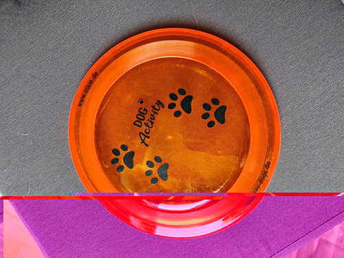 Hundespielzeug frisbee orange - frisbee,