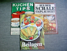 3 DDR REZEPT-HEFTE Kochen Küche Essen Verlag f.d. Frau Kochrezepte TIPPS Essen
