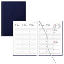 A5 Lediberg blau Buchkalender
